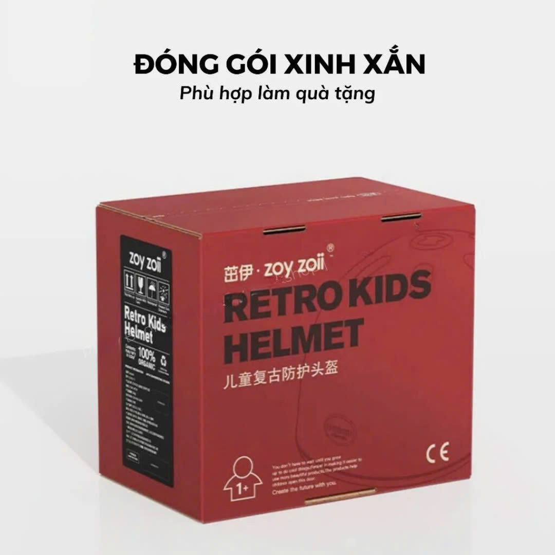 Mũ bảo hiểm cho bé Zoyzoii Helmet thiết kế 3D ấn tượng, 3 lớp bảo vệ, đội nhẹ thoáng mát, cho bé 2-6 tuổi - Hàng chính hãng