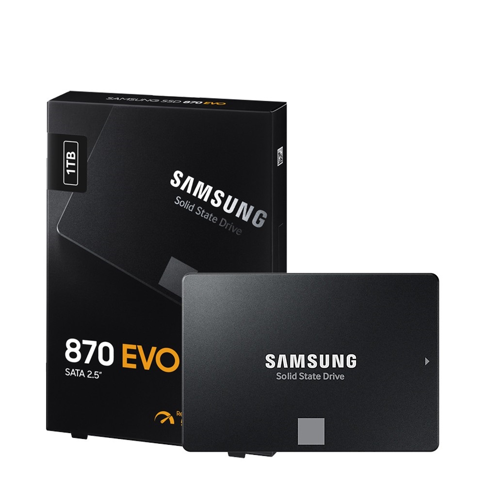 Ổ cứng SSD Samsung 870 EVO SATA III 2.5" SSD 1TB ( MZ-77E1T0BW ) - Hàng Chính Hãng