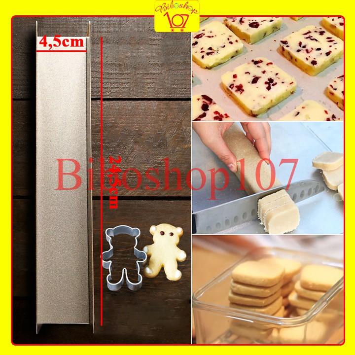 Khuôn chống dính chữ U làm bánh qui, bánh Nougat 24.5cm (cookies shaper)