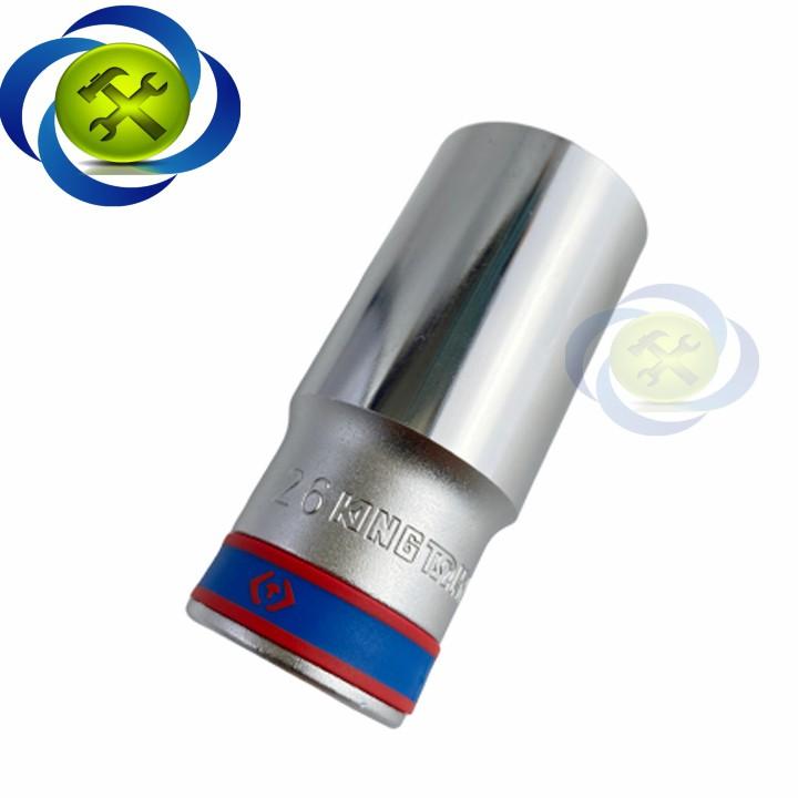 Tuýp trắng dài 23mm Kingtony 423523M 1/2 loại 6 cạnh