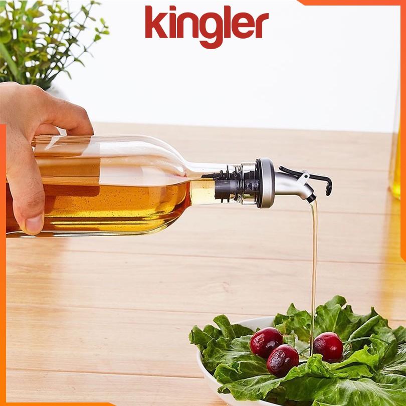 Vòi Nút Chai Đa Năng Có Khóa Chặn, Vòi Rót Dầu Ô Liu, Nước Tương, Nước Mắm, Tiện Dụng Khi Nấu Ăn, Pha Chế. Kingler 5230