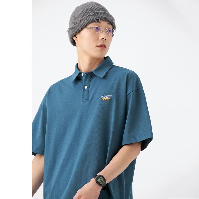 Áo polo Unisex Dreamy, cổ bẻ vải cá sấu cotton cao cấp xuất xịn chuẩn form logo thêu – MayLinh shop