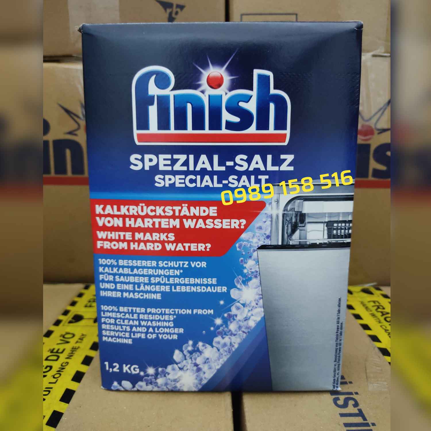 Muối rửa bát Finish 1.2kg / hộp
