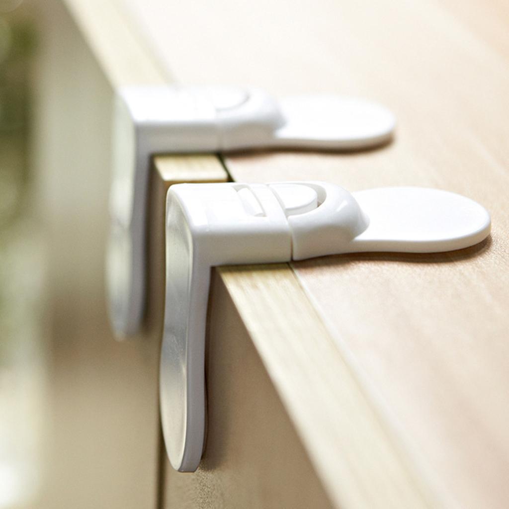 5x Baby Drawer Cupboard Cabinet Toilet Seat Door Drawers Safety Lock Latch