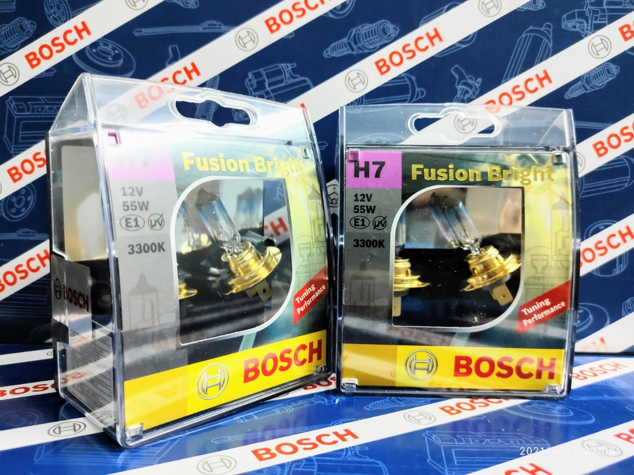 Bóng Đèn Tăng Sáng Bosch H7 12V 55W Plus +90% (Vỉ 1 Bóng)