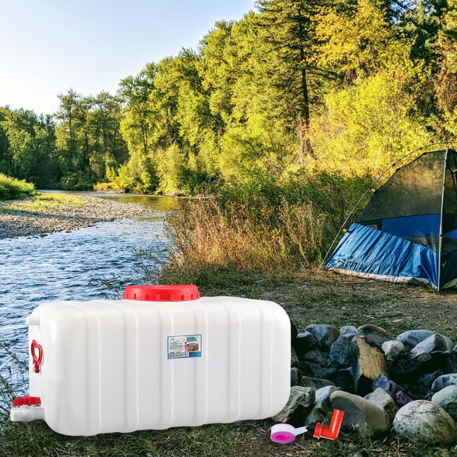 Portable Water Container Thickened Water Storage Water Bucket for Camping Hiking Reservoir