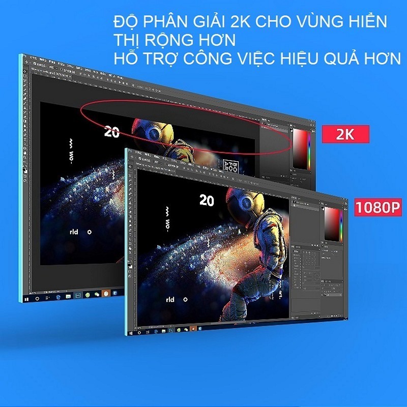 Màn Hình Máy Tính 24 inch QHD 2K 75hz - hàng nhập khẩu