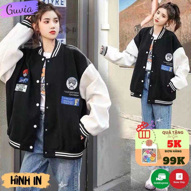 Áo khoác bomber nỉ in Diner khoá nút Cardigan trần bông form rộng Unisex nam nữ