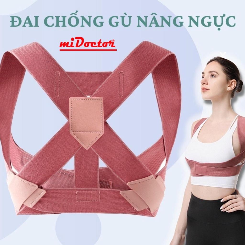 Hình ảnh Đai chống gù lưng nâng vòng 1 cải tiến thế hệ mới - Hàng cao cấp miDoctor