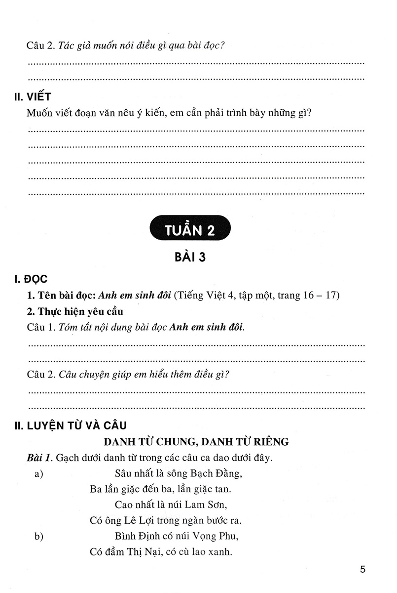 Vở Ôn Tập Cuối Tuần Tiếng Việt 4 _HA