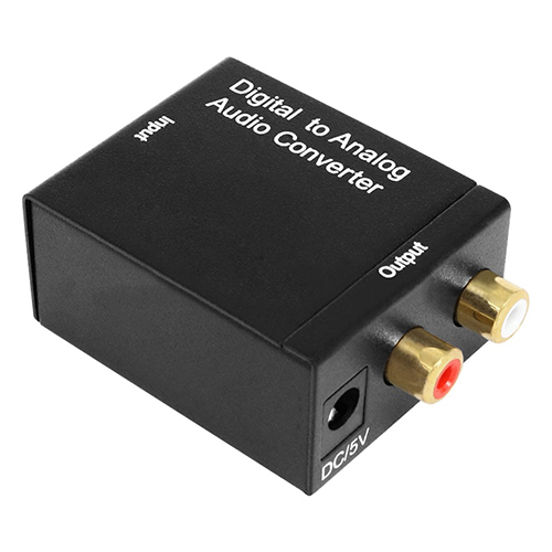 Bộ chuyển âm thanh TV 4K quang optical sang audio AV ra amply+Cáp optical độ dài 1m