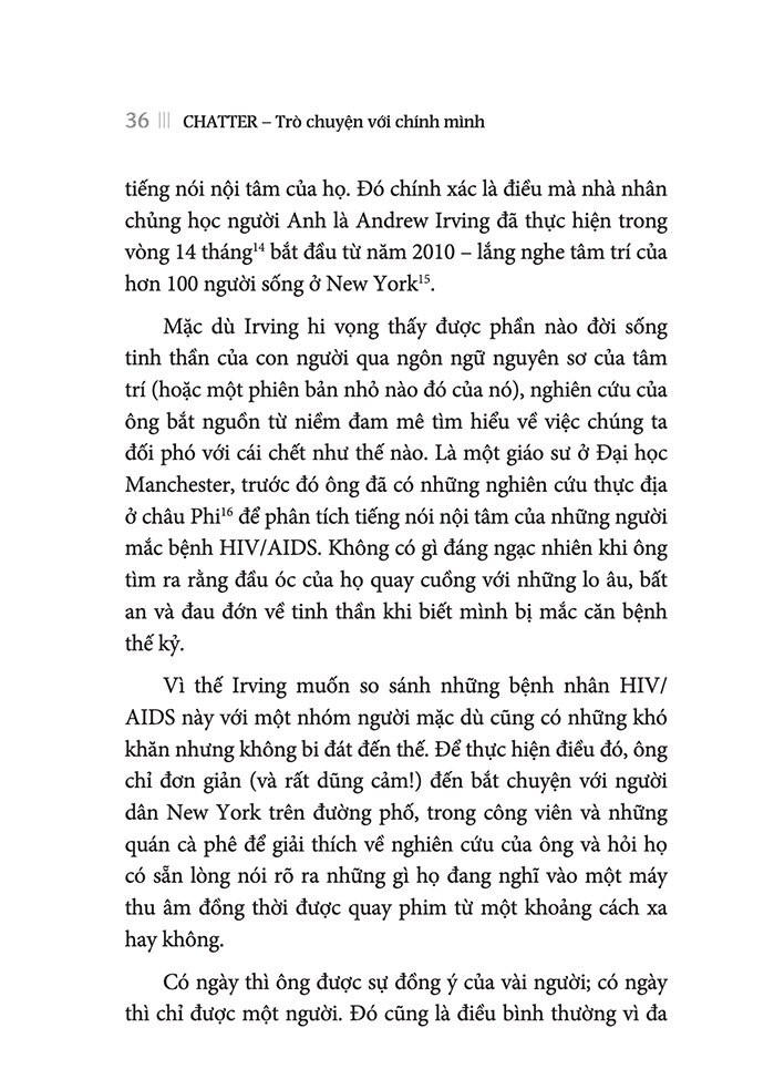 Sách Chatter - Trò Chuyện Với Chính Mình