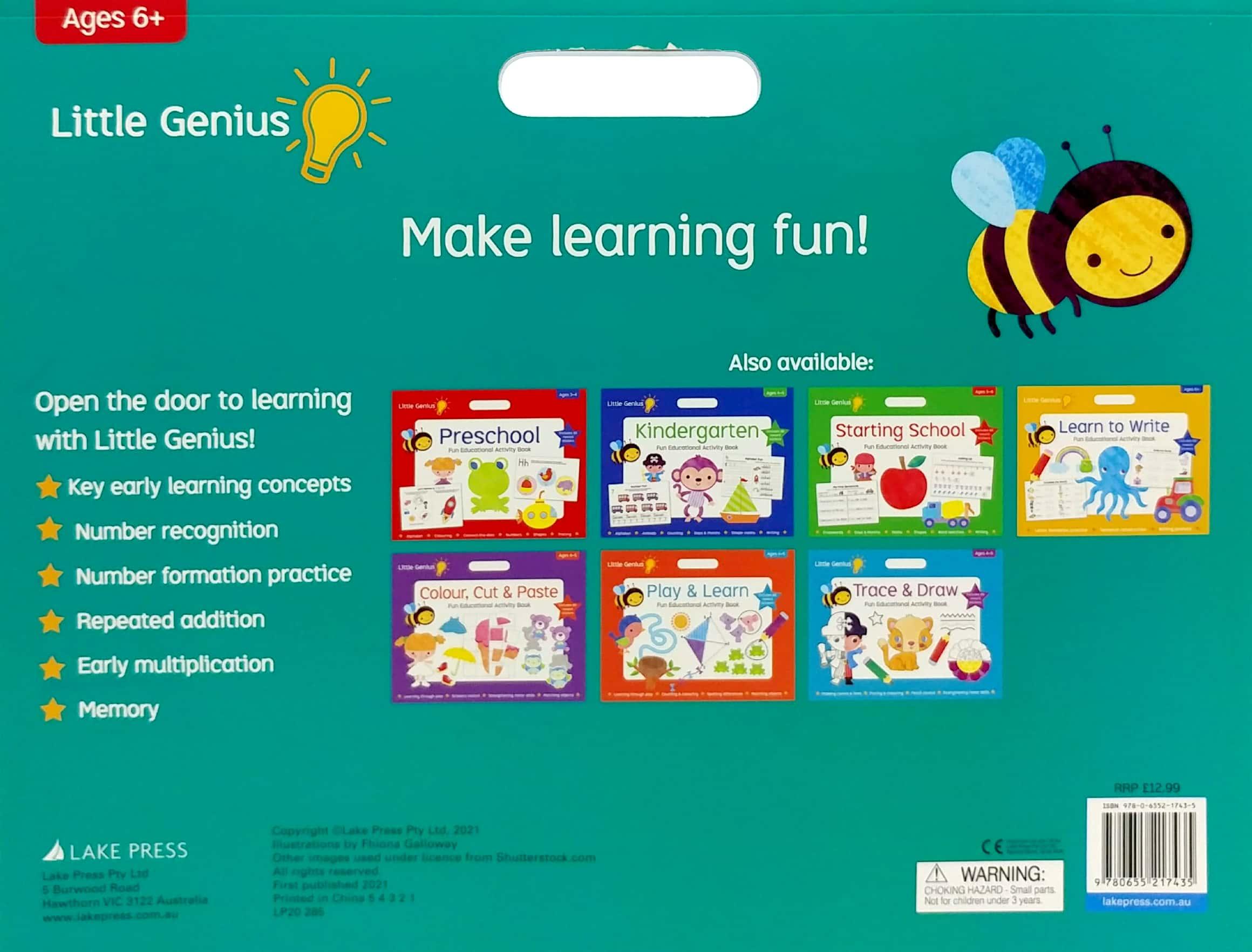 Little Genius: Times Table Fun Educational Activity Book