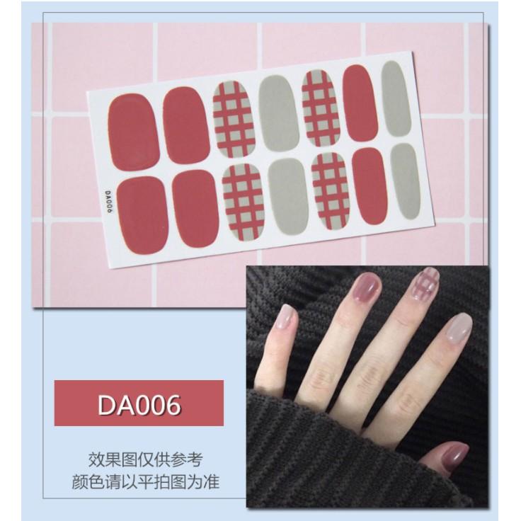 Dán móng tay 3D Korean Style Fashion nail sticker loại tốt