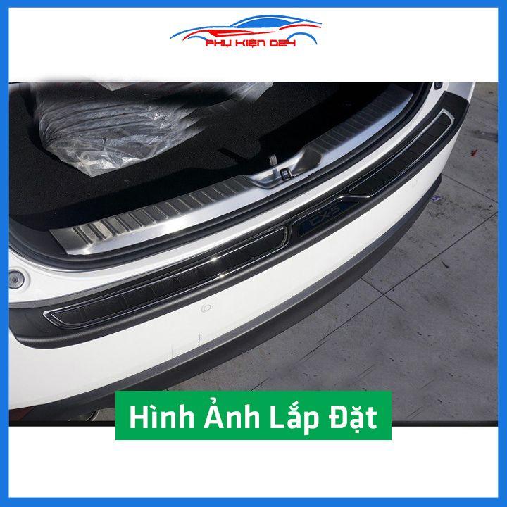 Ốp chống trầy cốp ngoài nhựa đen CX5, CX-5 2018-2019-2020-2021-2022 Mẫu 1 dán cốp sau chống xước trang trí xe