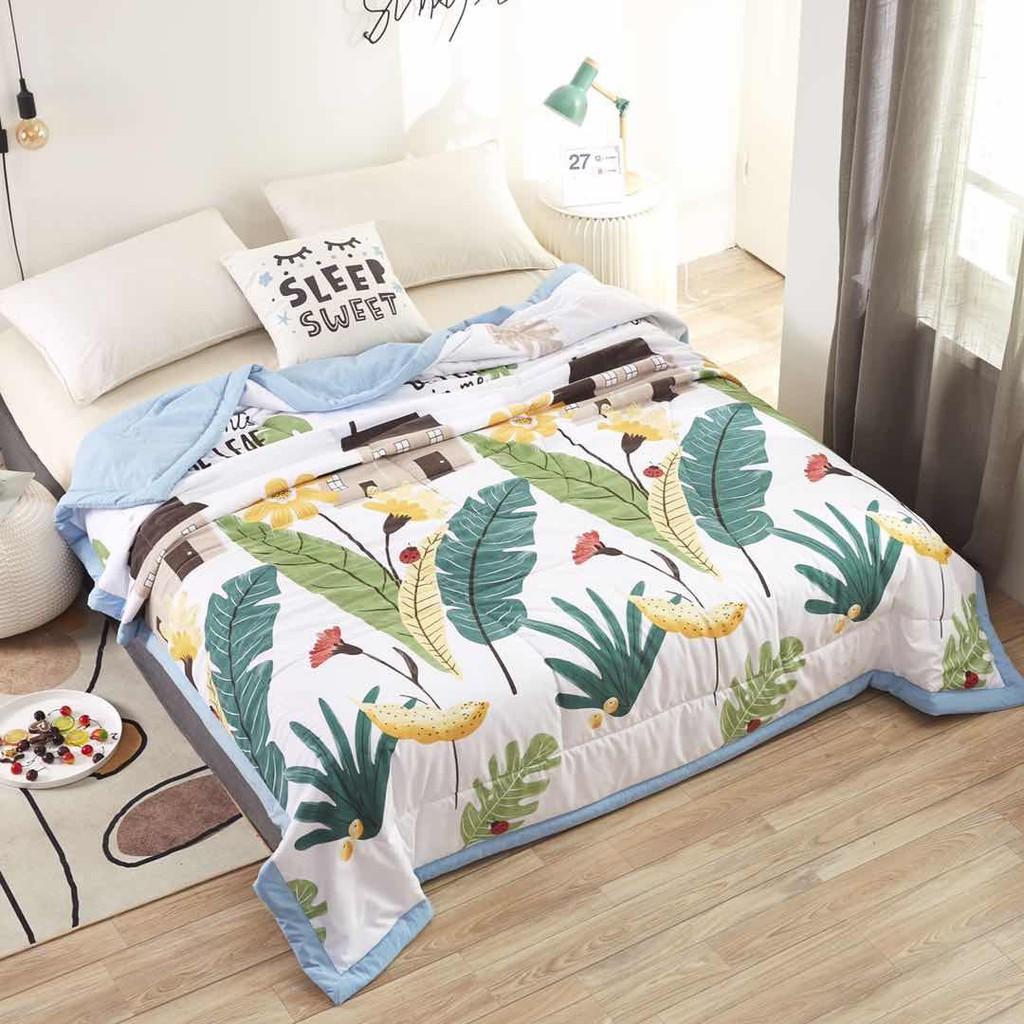 Chăn Hè Thu COTTON ĐŨI 100% mẫu mới - Hàng nhập khẩu cao cấp )