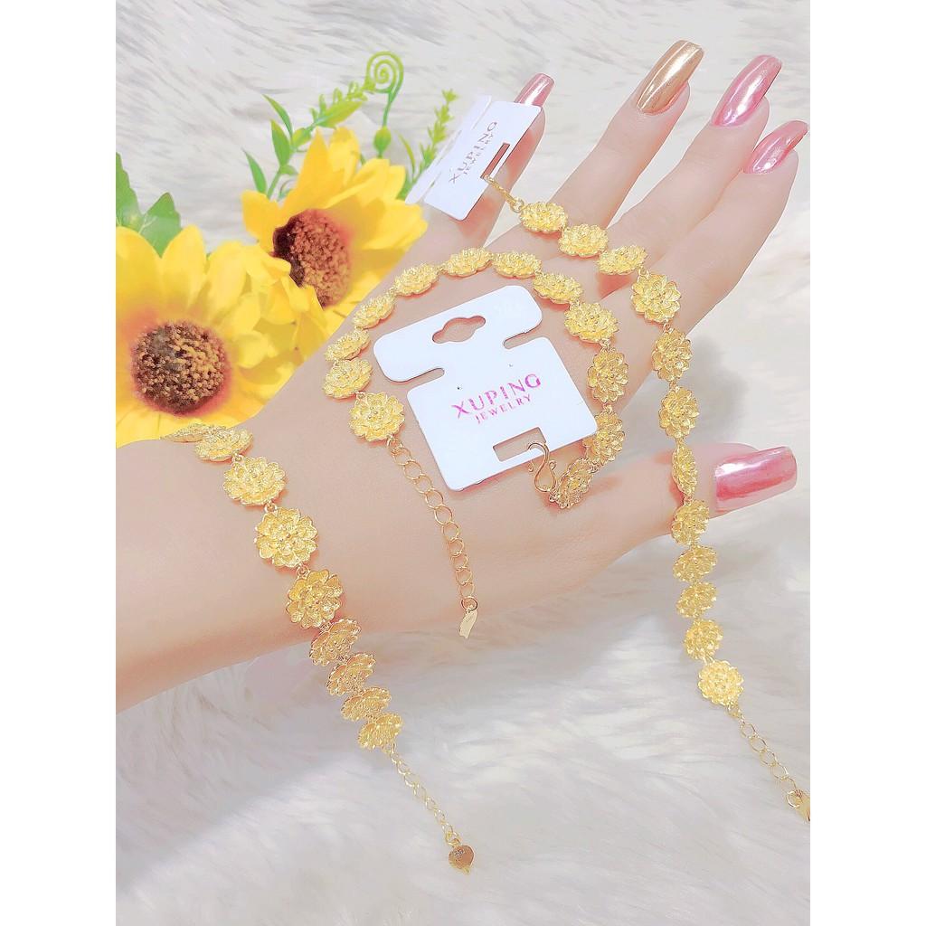 Lắc Tay Hoa Xi Vàng - Lắc Tay Hoa Xi Vàng Thiết Sang Chảnh