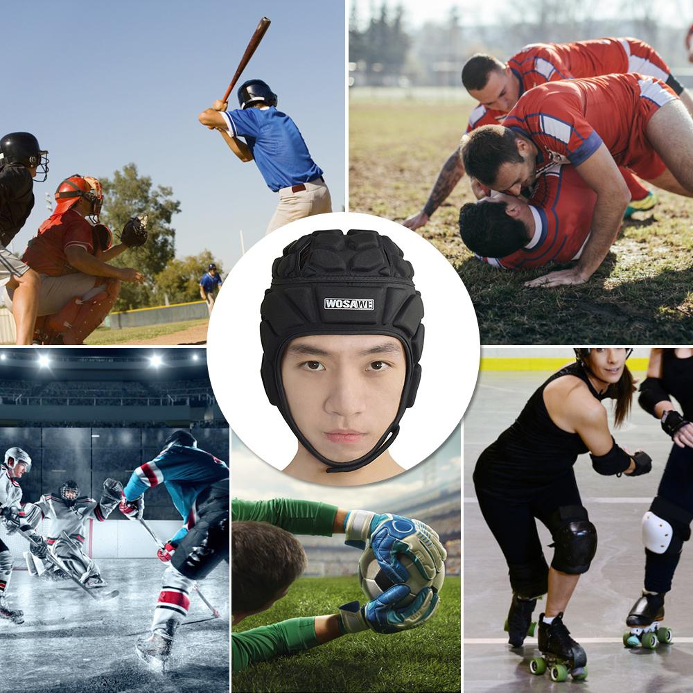 Mũ bảo hiểm thể thao, bảo vệ đầu khi chơi bóng đá, bóng bầu dục ,...