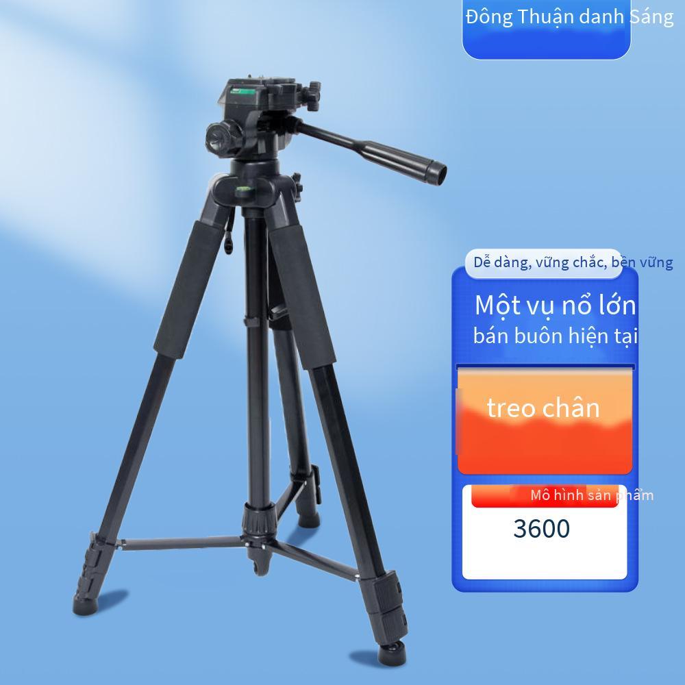 Vận Chuyển Nhanh 3600 Chân Máy 1.7M Chân Máy Chụp Ảnh Du Lịch Máy Ảnh SLR Chuyên Nghiệp Di Động Giá Đỡ Chảo Nghiêng Phụ Kiện