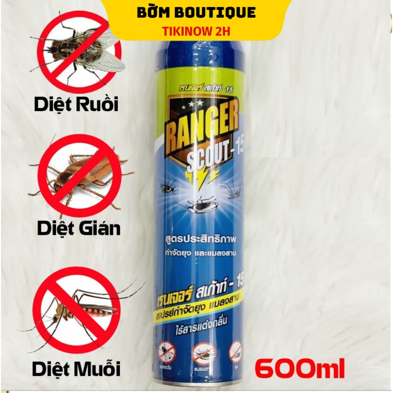 Xịt Diệt Muỗi, Ruồi, Gián &amp; Côn trùng Thái Lan 600ml