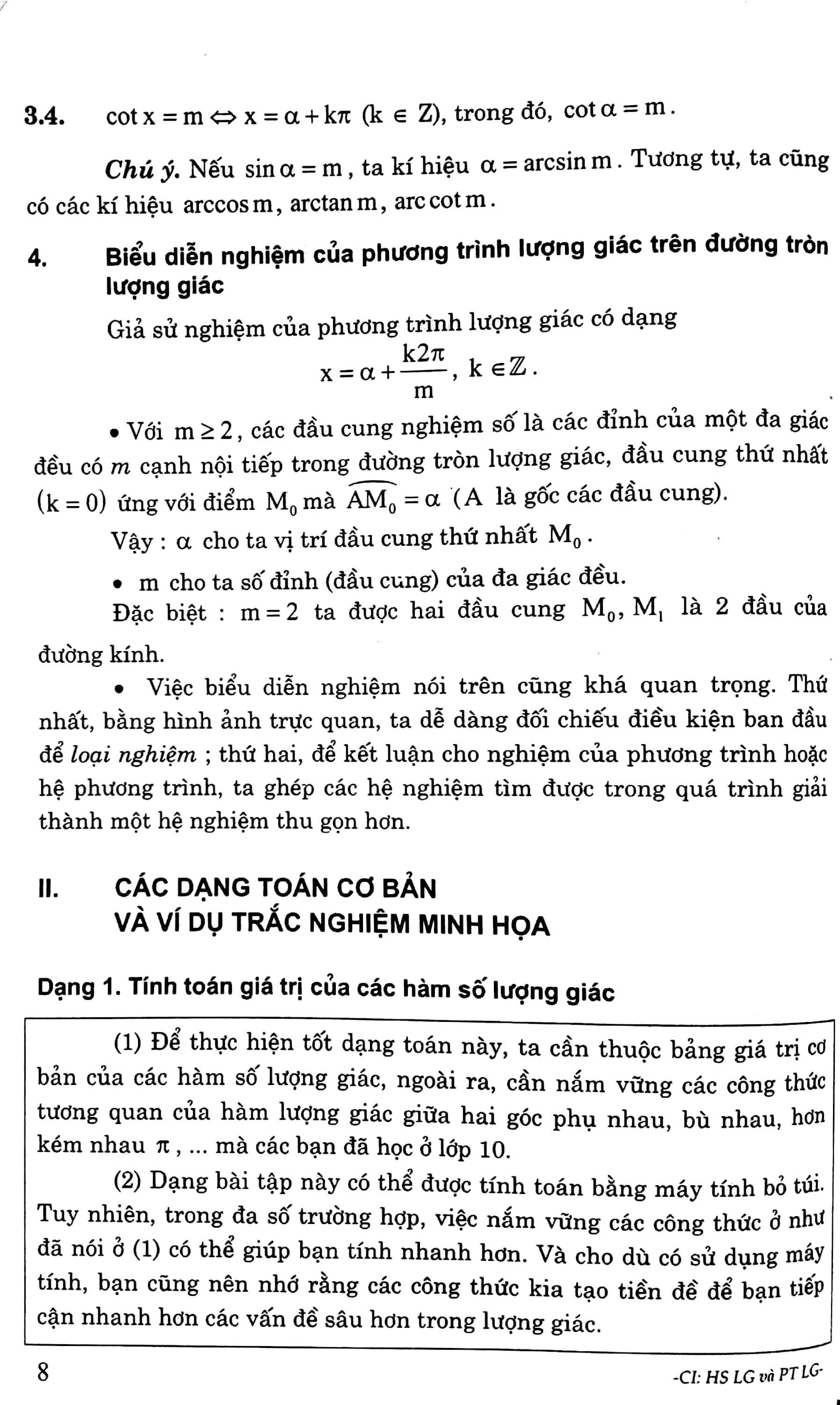 Hướng Dẫn Các Dạng Bài Tập Trắc Nghiệm - Tự Luận Đại Số - Giải Tích Lớp 11