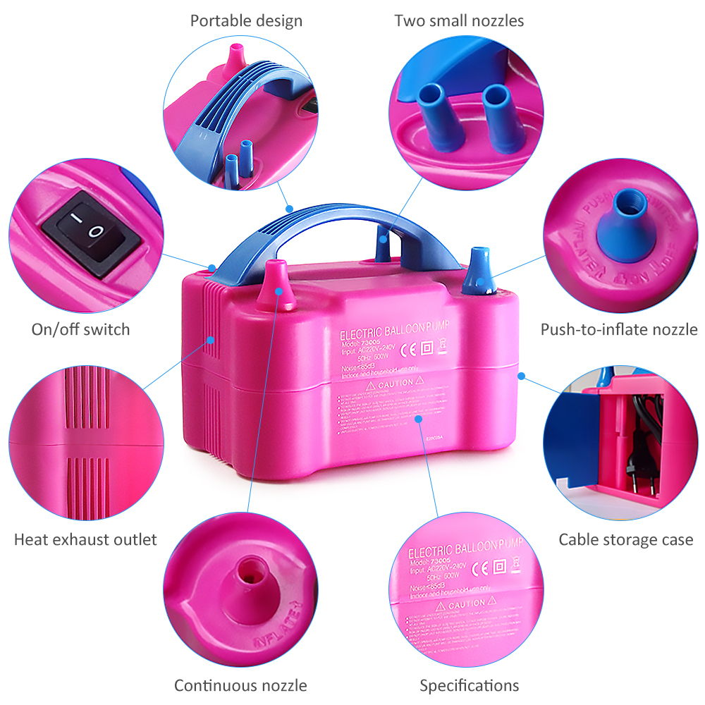 Máy bơm, thổi bong bóng tự động trang trí tiệc