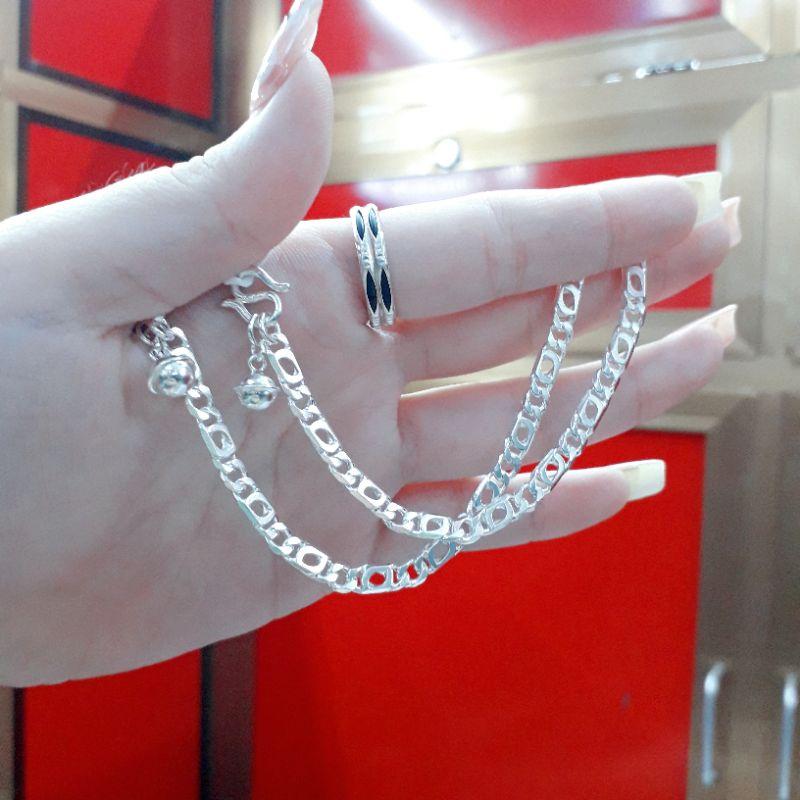Lắc tay bạc bé trai dày dặn YN JEWELRY