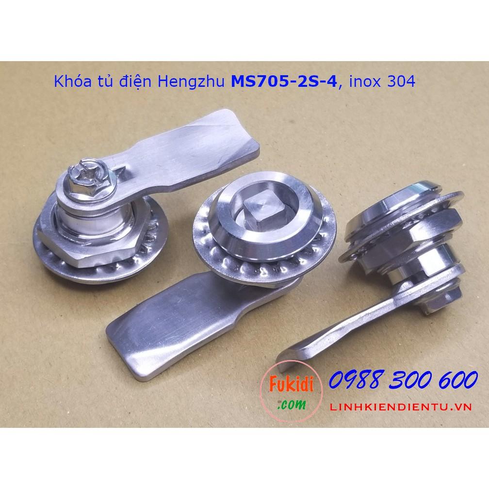 Khóa tủ điện Hengzhu MS705-2S-x inox 304, phi 22mm, MS705-2S-1, MS705-2S-2, MS705-2S-3, MS705-2S-4