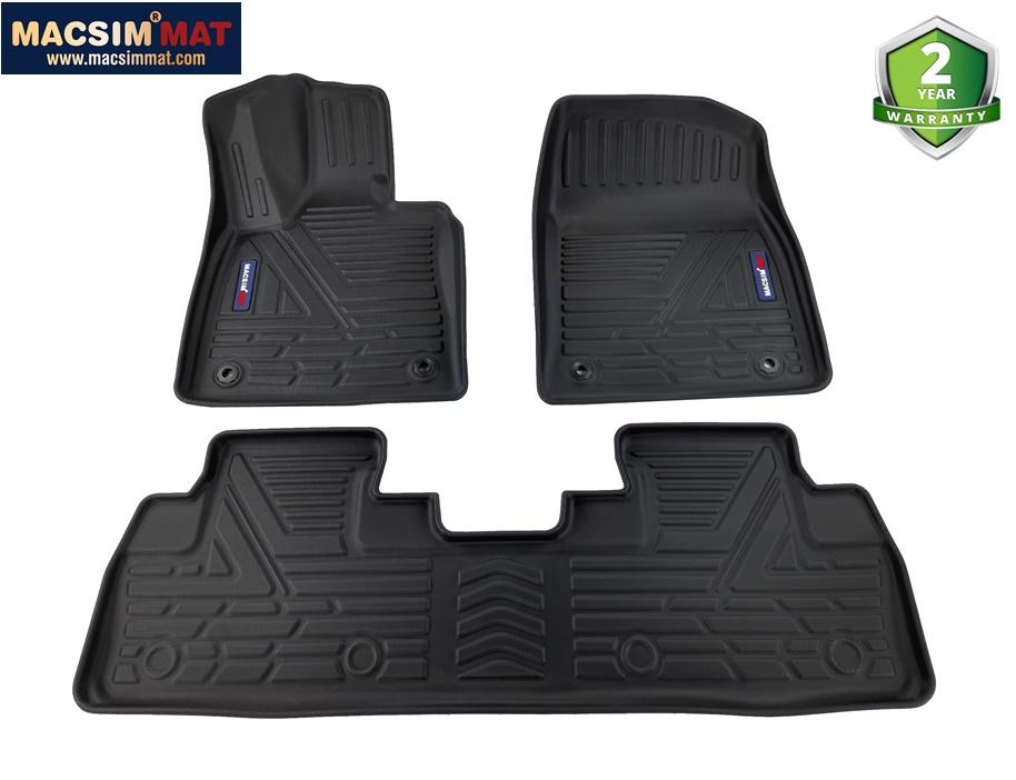 Thảm lót sàn Lexus RX450 HL 7 chỗ  2015 - nay Nhãn hiệu Macsim chất liệu nhựa TPV cao cấp màu đen
