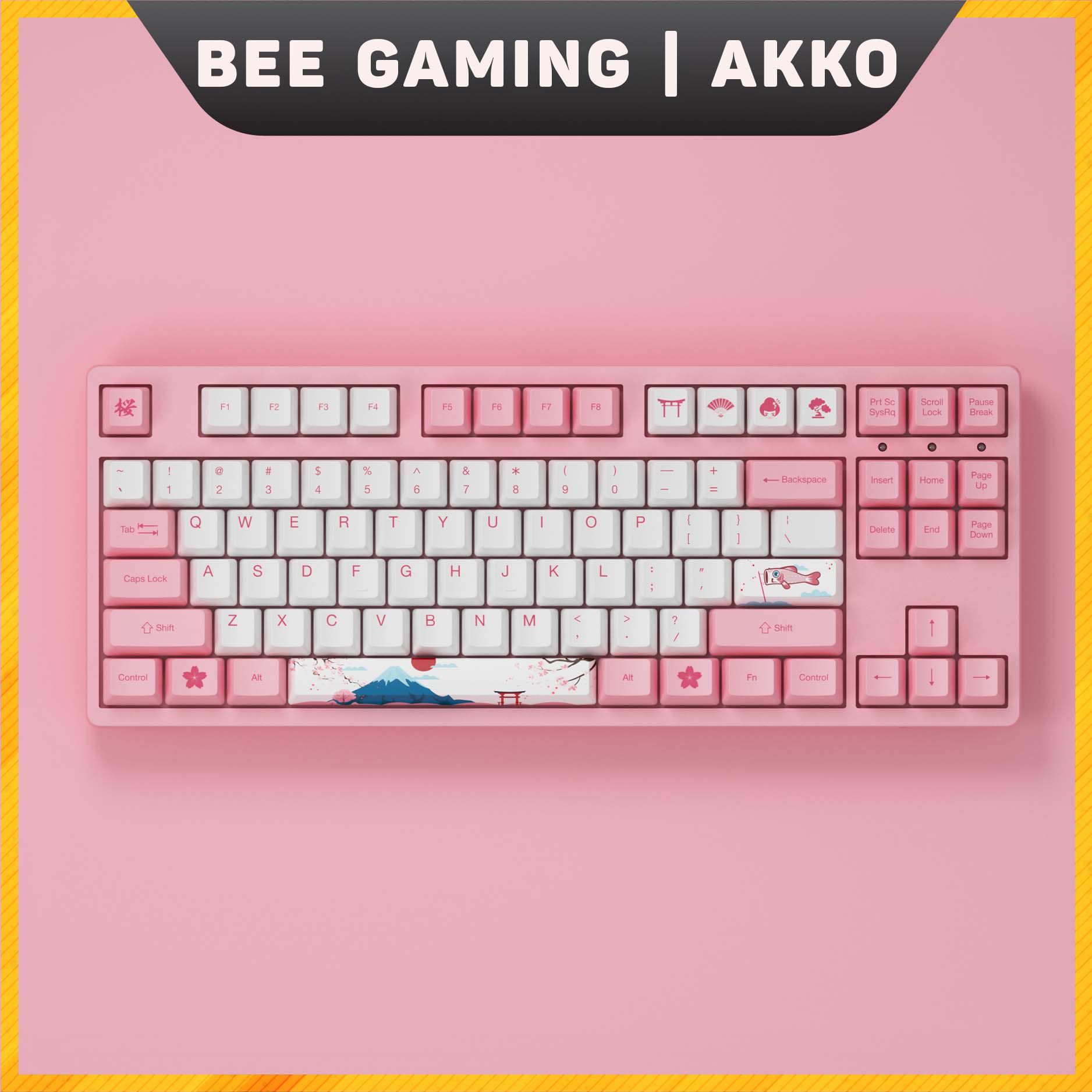 Bàn phím cơ AKKO 3087 World Tour Tokyo (87 nút / AKKO Switch v3) - Hàng chính hãng lỗi 1 đổi 1 trong 12 tháng