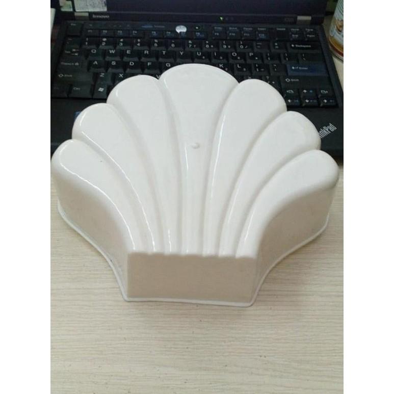 Khuôn xôi, cơm nhựa Vĩnh Trường hình vỏ sò 20cm
