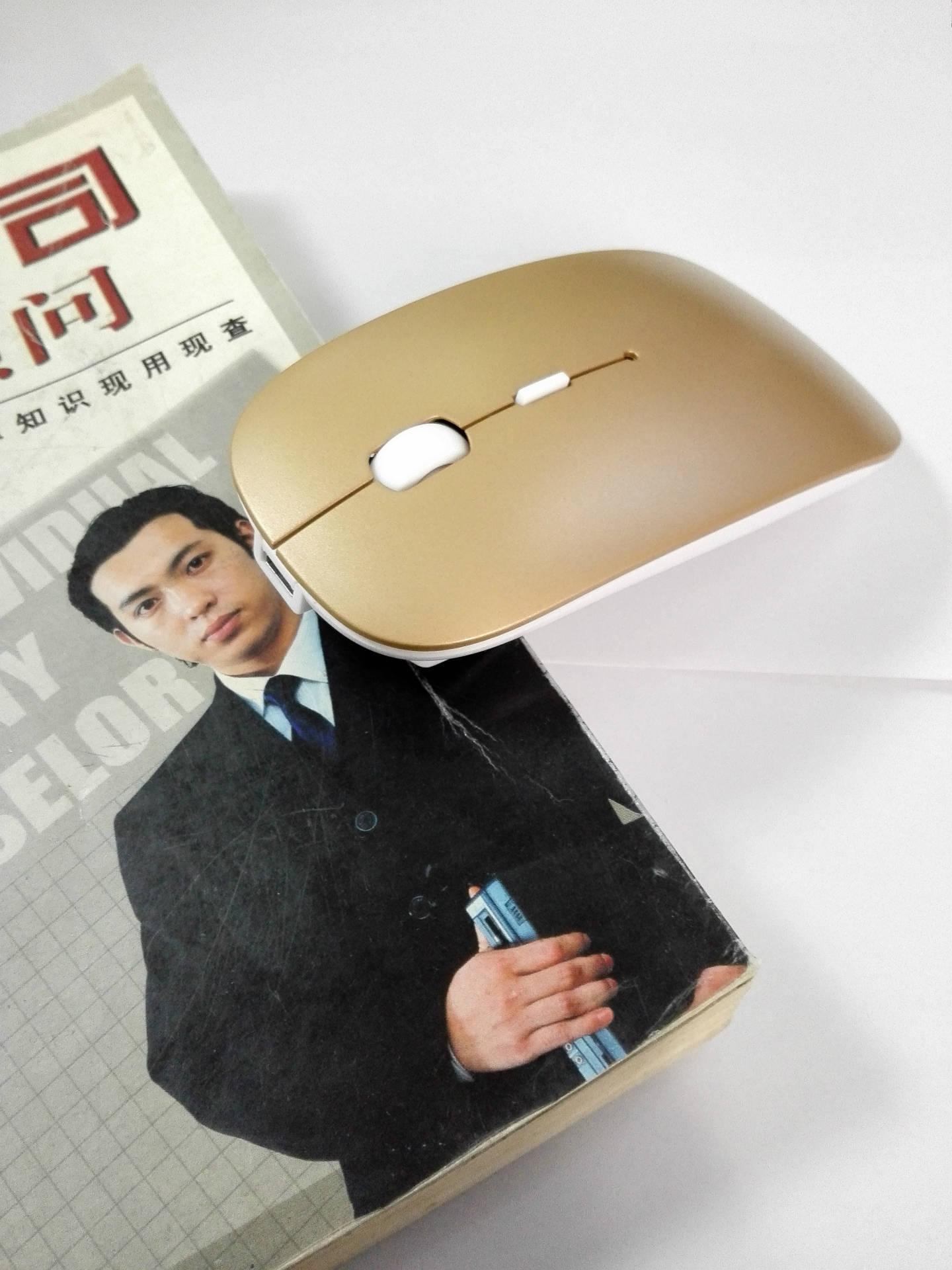 Chuột không dây thương mại điện tử xuyên biên giới Bluetooth chế độ kép có thể sạc lại 5.0 Bluetooth/2.4G chuột điện chế độ kép tắt tiếng