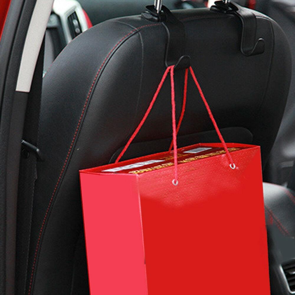 Bộ 4 Móc Nhựa Treo Đồ Gắn Lưng Ghế Xe Hơi Tiện Dụng