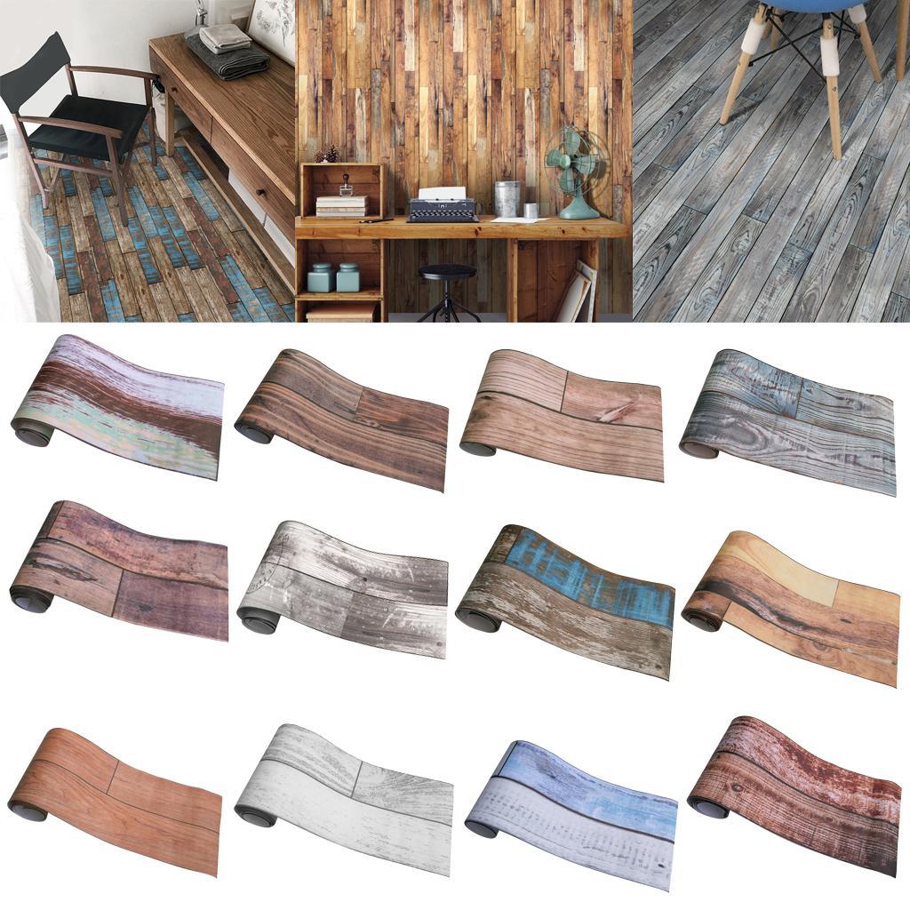 Waterproof Adhesive Tile Floor Decal Kitchen Bathroom Wall Sticker Decor