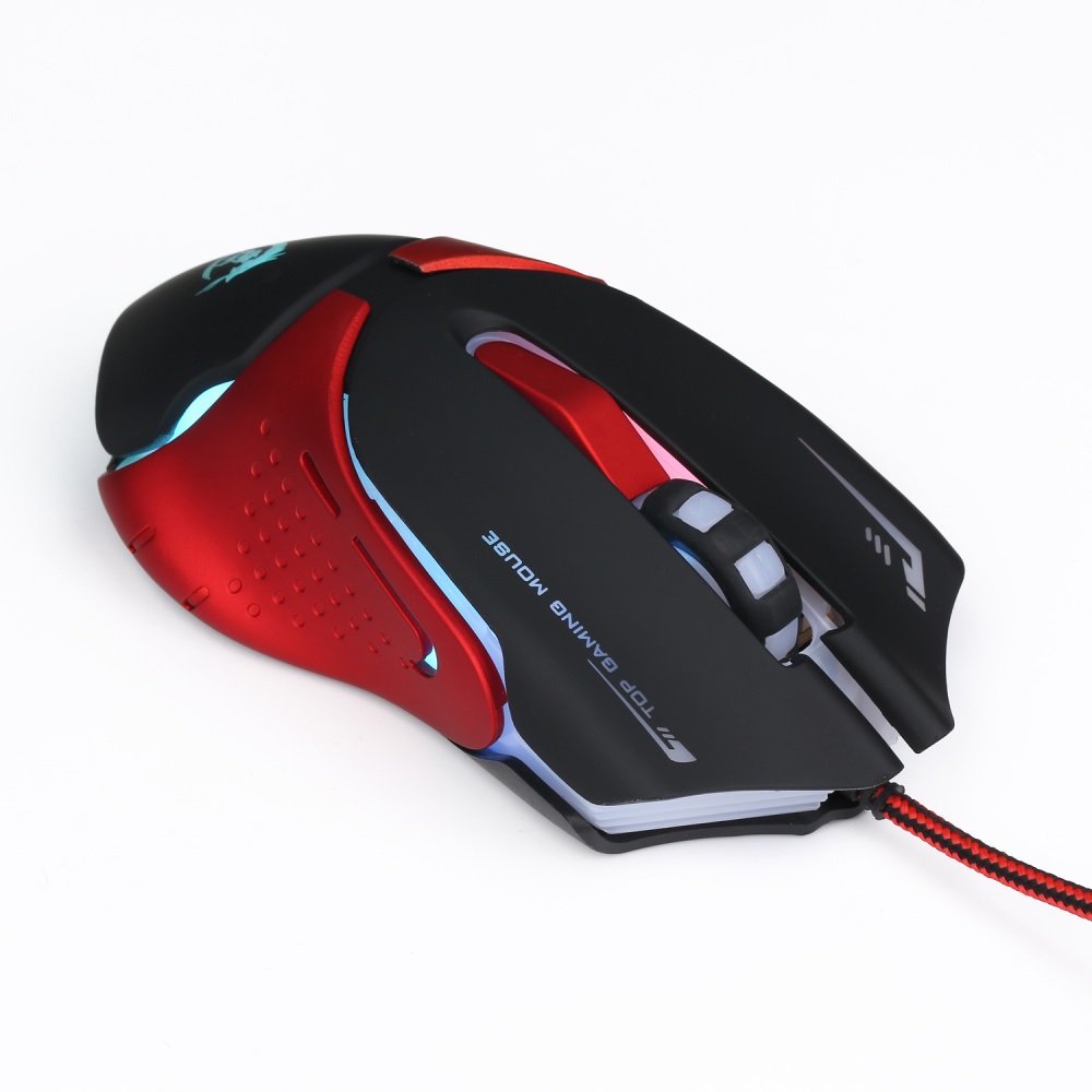 Chuột Gaming Dragon HXSJ A903 - Thiết kế hầm hố, DPI 3200, đèn LED đổi màu, cảm biến chính xác, bền bỉ, thoải mái khi sử dụng, hoàn hảo cho game thủ chuyên nghiệp. #ChuộtGaming #HXSJ #A903 #DPI3200 #ĐènLED #CảmBiếnChínhXác #BềnBỉ #ThoảiMái Hàng Nhập Khẩu