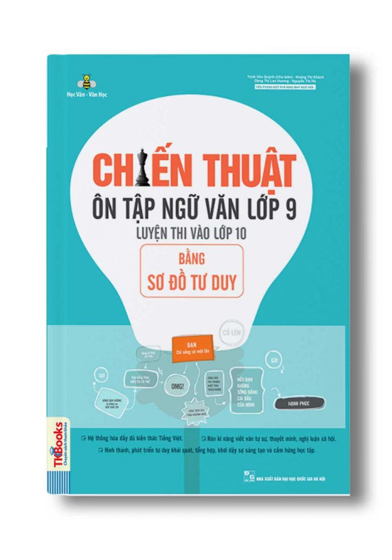 Chiến Thuật Ôn Tập Ngữ Văn Lớp 9 Luyện Thi Vào 10 Bằng Sơ Đồ Tư Duy - TKBooks 