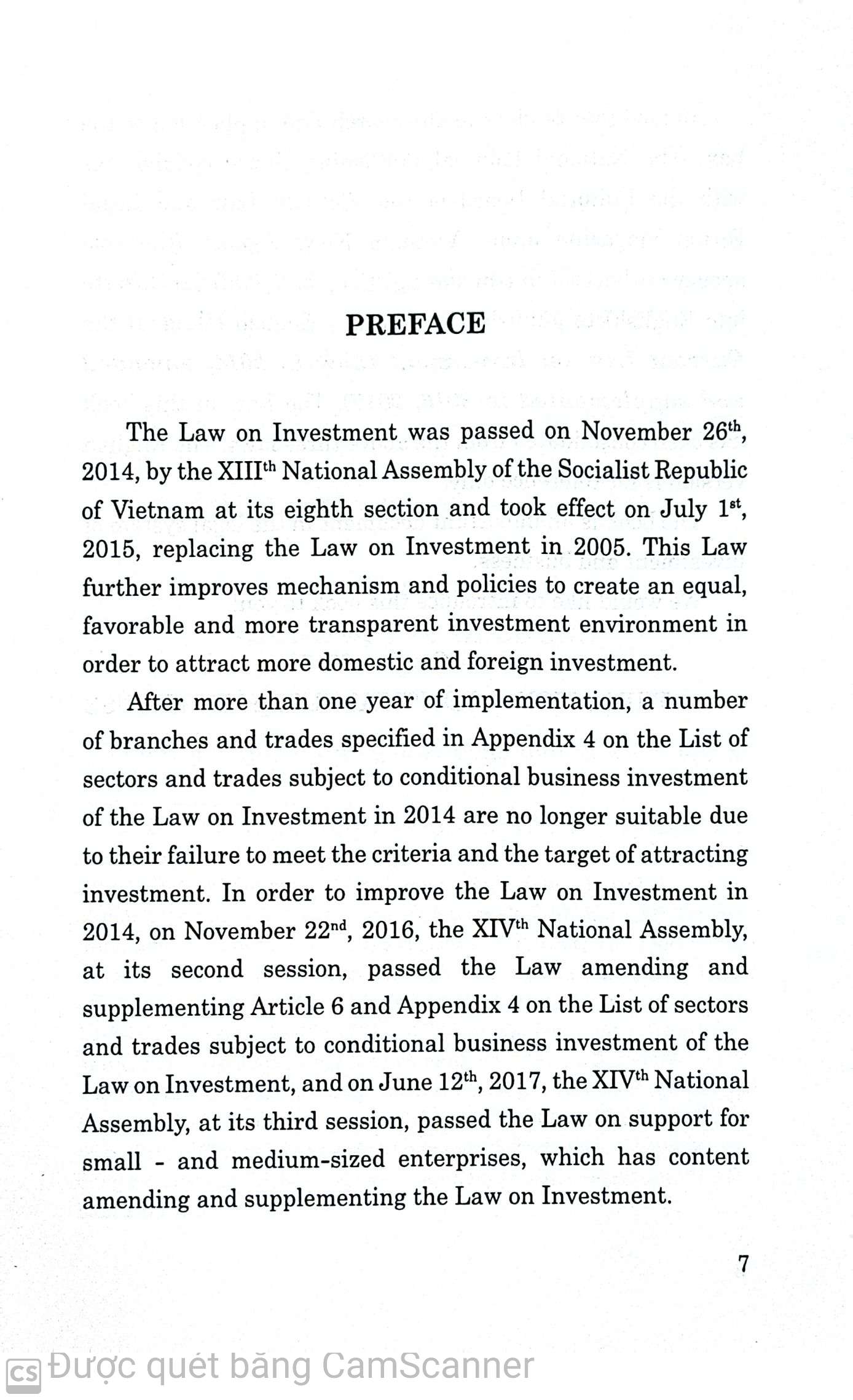 Luật đầu tư hiện hành Current Law on Investment