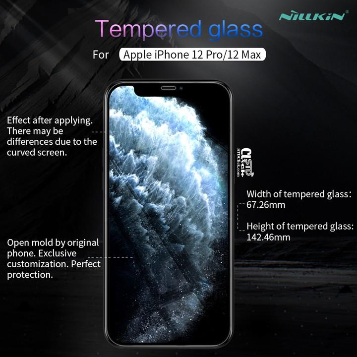 KÍNH CƯỜNG LỰC DÀNH CHO ĐIỆN THOẠI IPHONE 12 - 12 PRO NILLKIN H+PRO