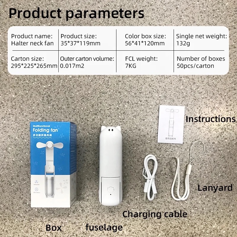 ￼Quạt mini cầm tay TEKKIN TI-218 pin 2000mah 3 tốc độ gió kiêm dự phòng, gập gọn bỏ túi - Hàng Nhập Khẩu