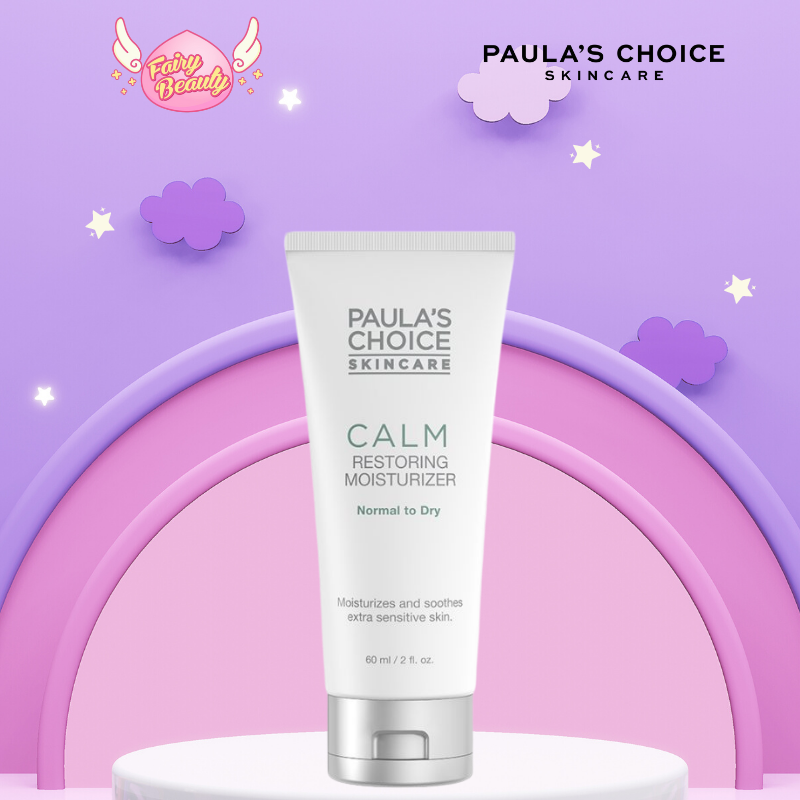 Kem dưỡng ẩm ban đêm dành cho da khô nhạy cảm Paula's Choice Calm Restoring Moisturizer Normal to Dry