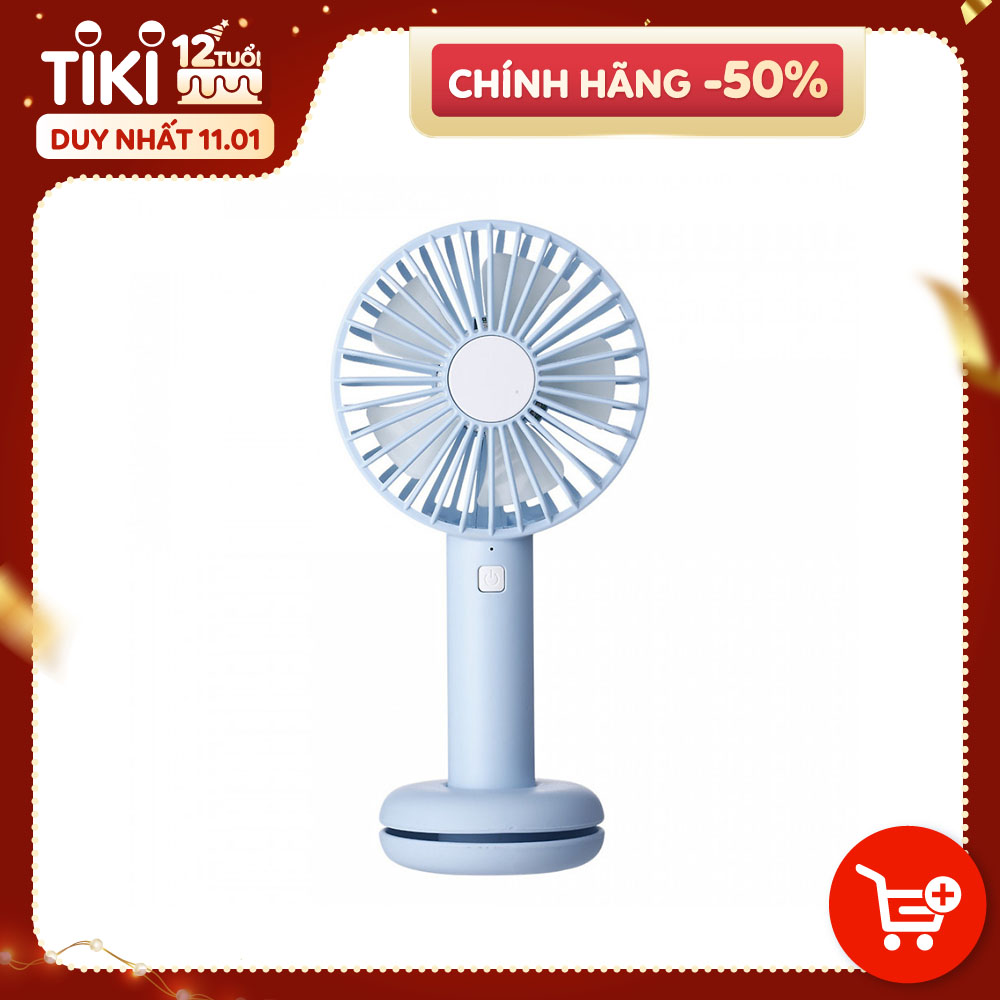 Quạt Mini Tích Điện T9- Phiên Bản Cao Cấp (Giao Mầu Ngẫu Nhiên)