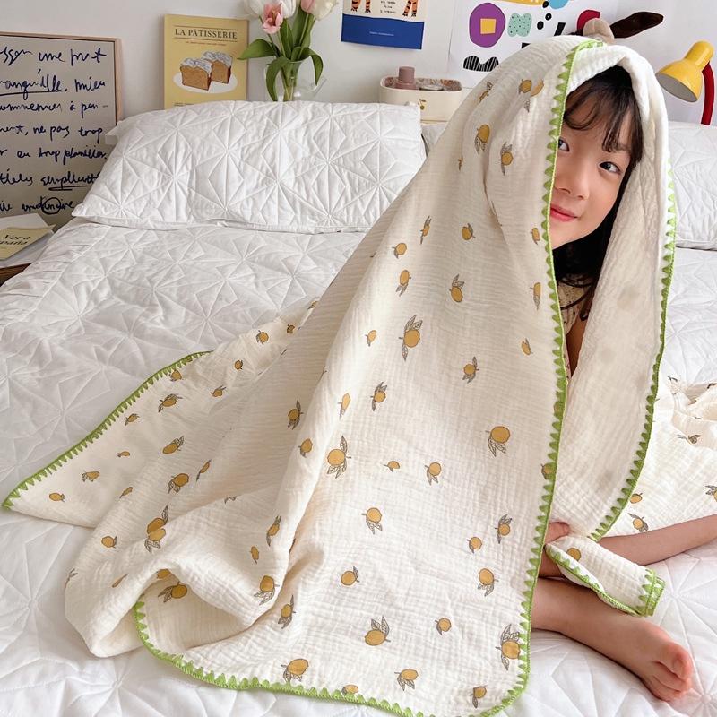 Chăn đắp sơ sinh cho bé Cao cấp xuất HÀN (chất cotton phù hợp đắp mùa hè xuân thu