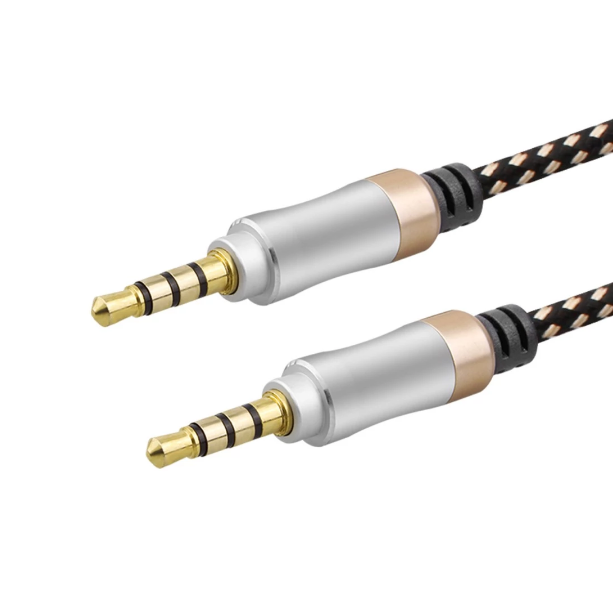 Dây cáp audio ( cap kết nối âm thanh) 3.5-3.5mm dài 1M, 1.5m, 2M ( Phát nhạc, thu ấm từ các thiết bị hỗ trợ cổng 3.5mm)