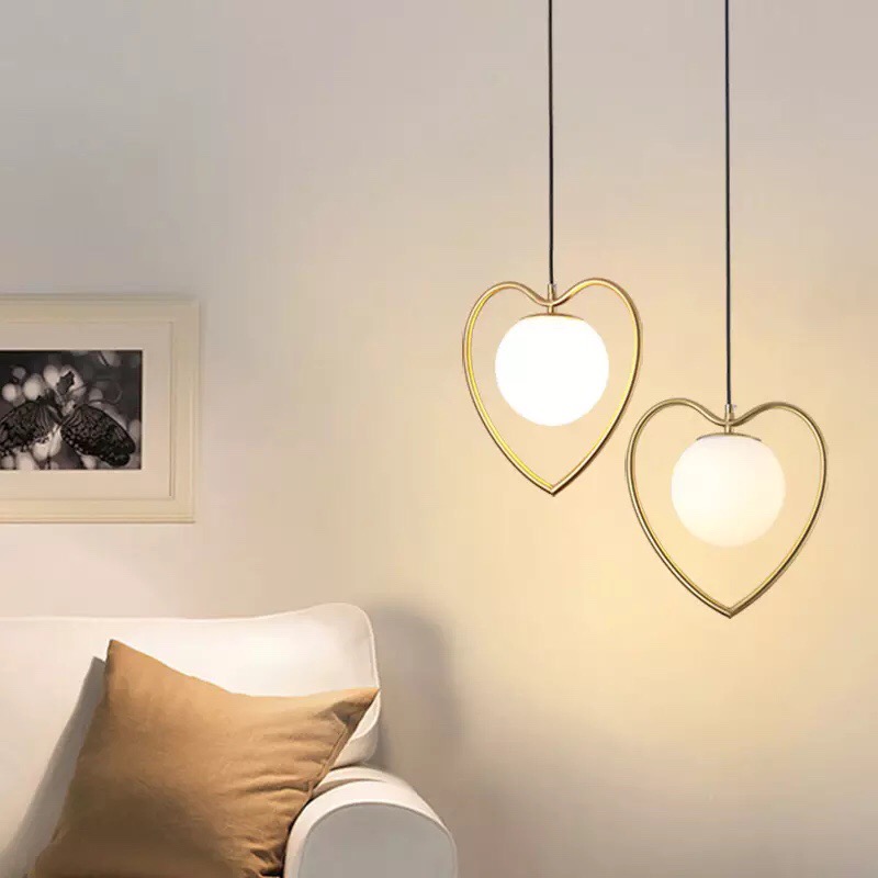 Đèn thả hình trái tim trẻ trung AHN-31