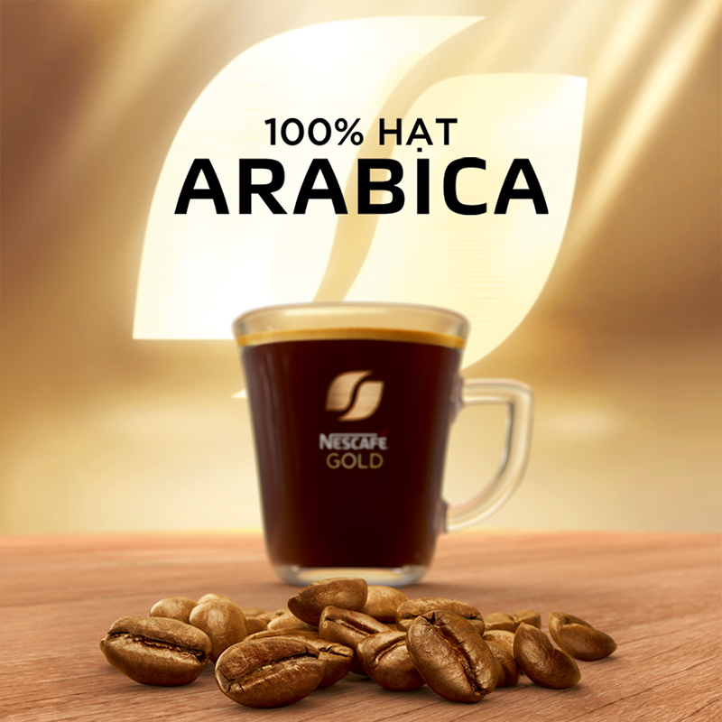 Cà phê Arabica nguyên chất hòa tan Nescafé Gold Blend 200gr - Nhập khẩu Anh