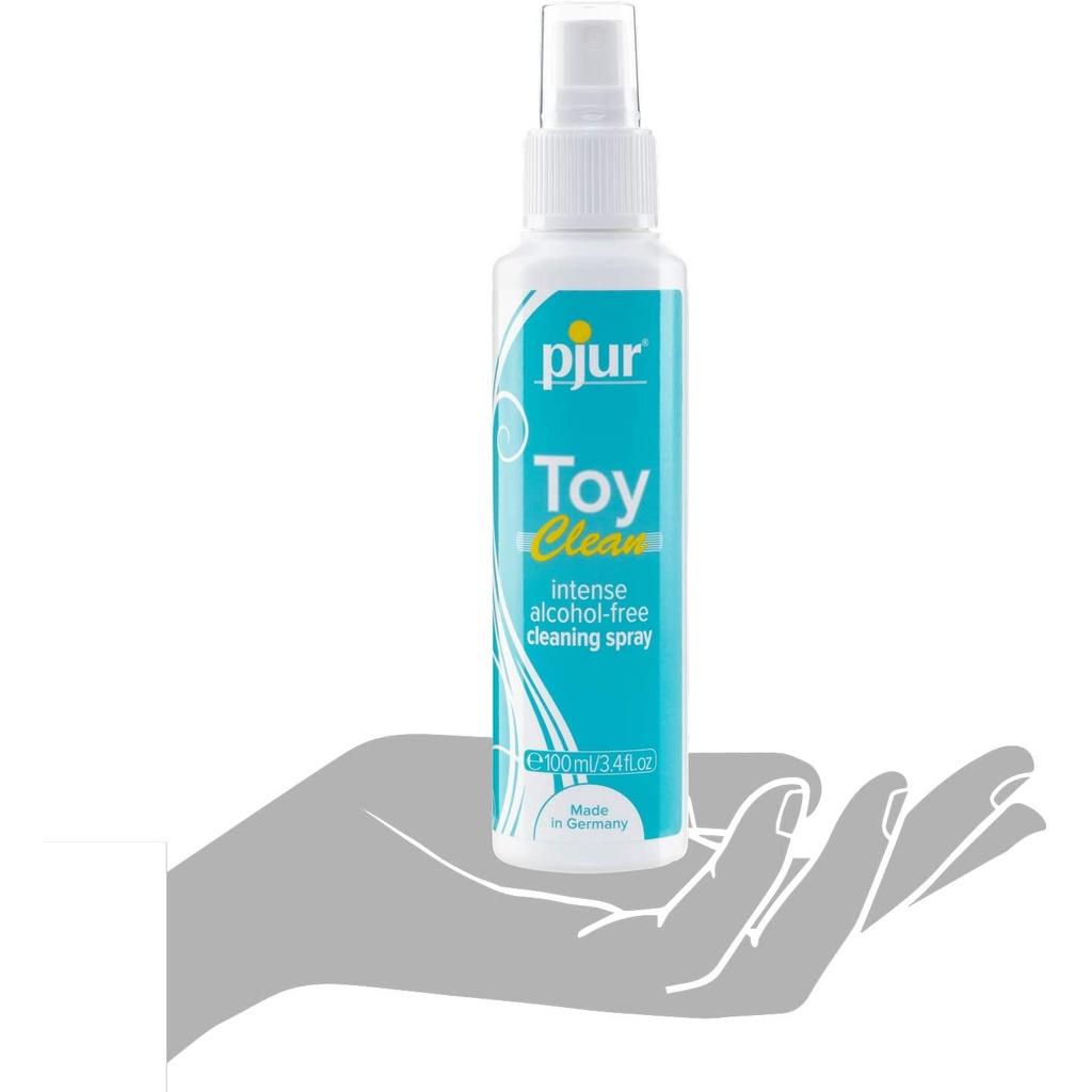 Xịt vệ sinh đồ chơi Pjur Toy Clean 100ml sạch sâu không chứa cồn không hương liệu tránh kích ứng gây mẫn cảm cho da