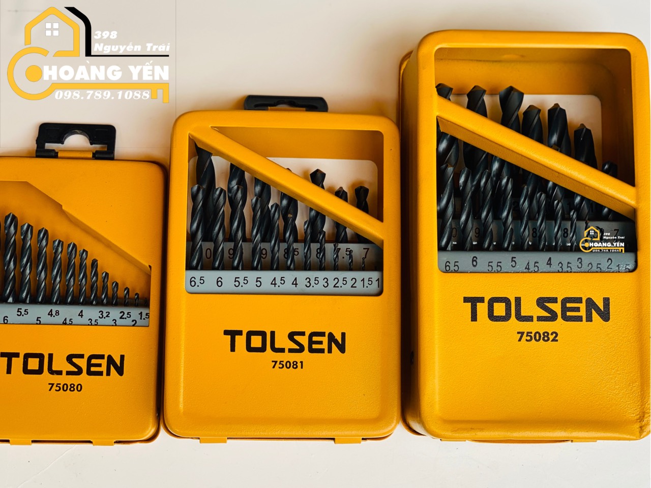 Bộ Khoan Sắt Công Nghiệp 13 Món Tolsen 75080