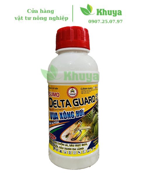 Thuốc trừ sâu Delta Guard 2.5EC 450ml Đặc trừ Bọ trĩ -  Bọ xít