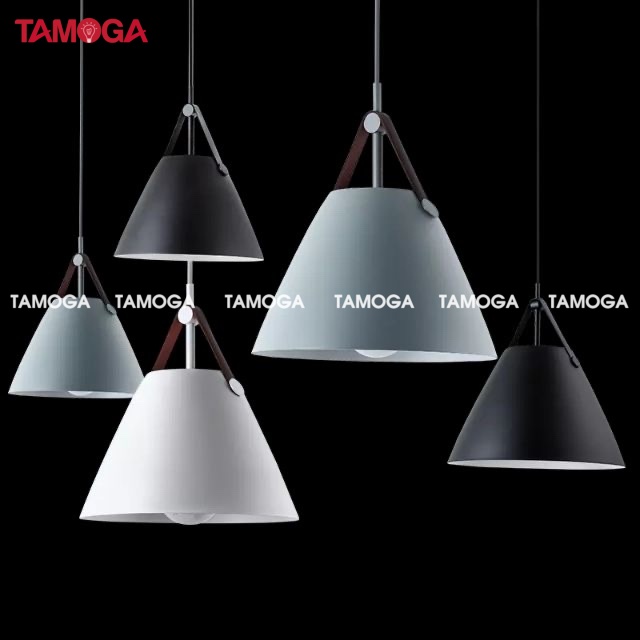 Đèn thả trần trang trí bàn ăn quai da TAMOGA 5007/1