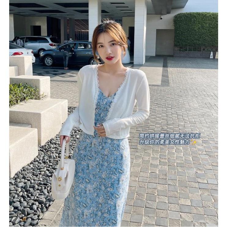 Mua △▥❒Áo khoác cardigan dệt kim mỏng thời trang mùa hè cho nữ Mua △▥❒Áo Khoác Cardigan Dệt Kim Mỏng Thời Trang Mùa Hè Cho Nữ